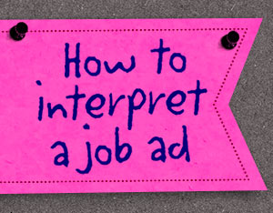 How to interpret a job ad